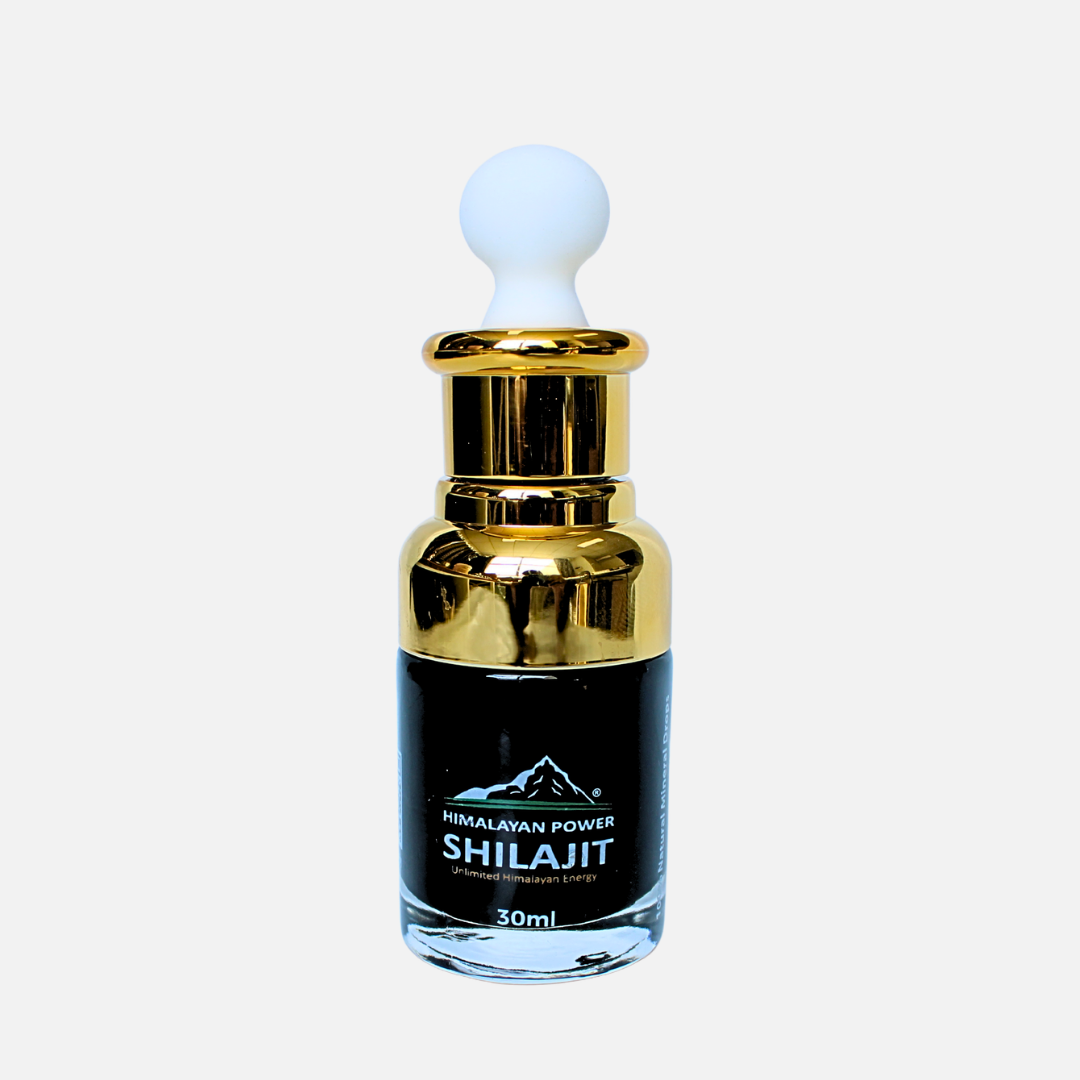 Purest Himalayan Power Shilajit  Drops– Gold Graded 100% Pure Shilajit- Fulvic Acid & 85+ Trace Minerals Complex For Energy & Immune Support
